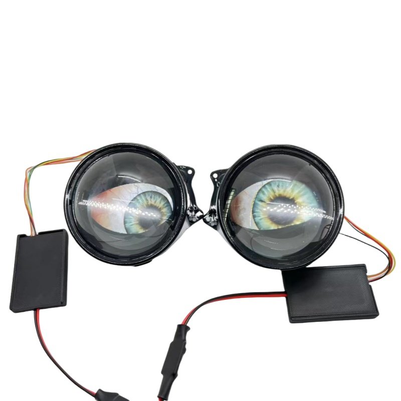 2024 New arrivals Demon Angel Eyes Different Pattern Devil Eyes Decorative projector lens For Cars