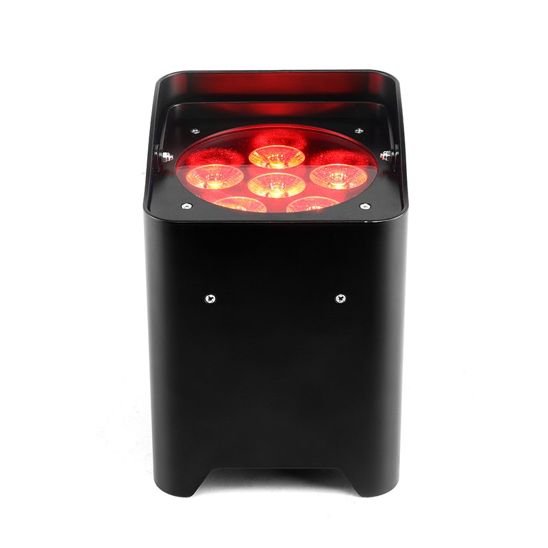 Outdoor IP65 Wireless Par LED Battery Light Wifi RGBWA 5in1 ACCU Battery 6x12w Uplight for DJ Wedding