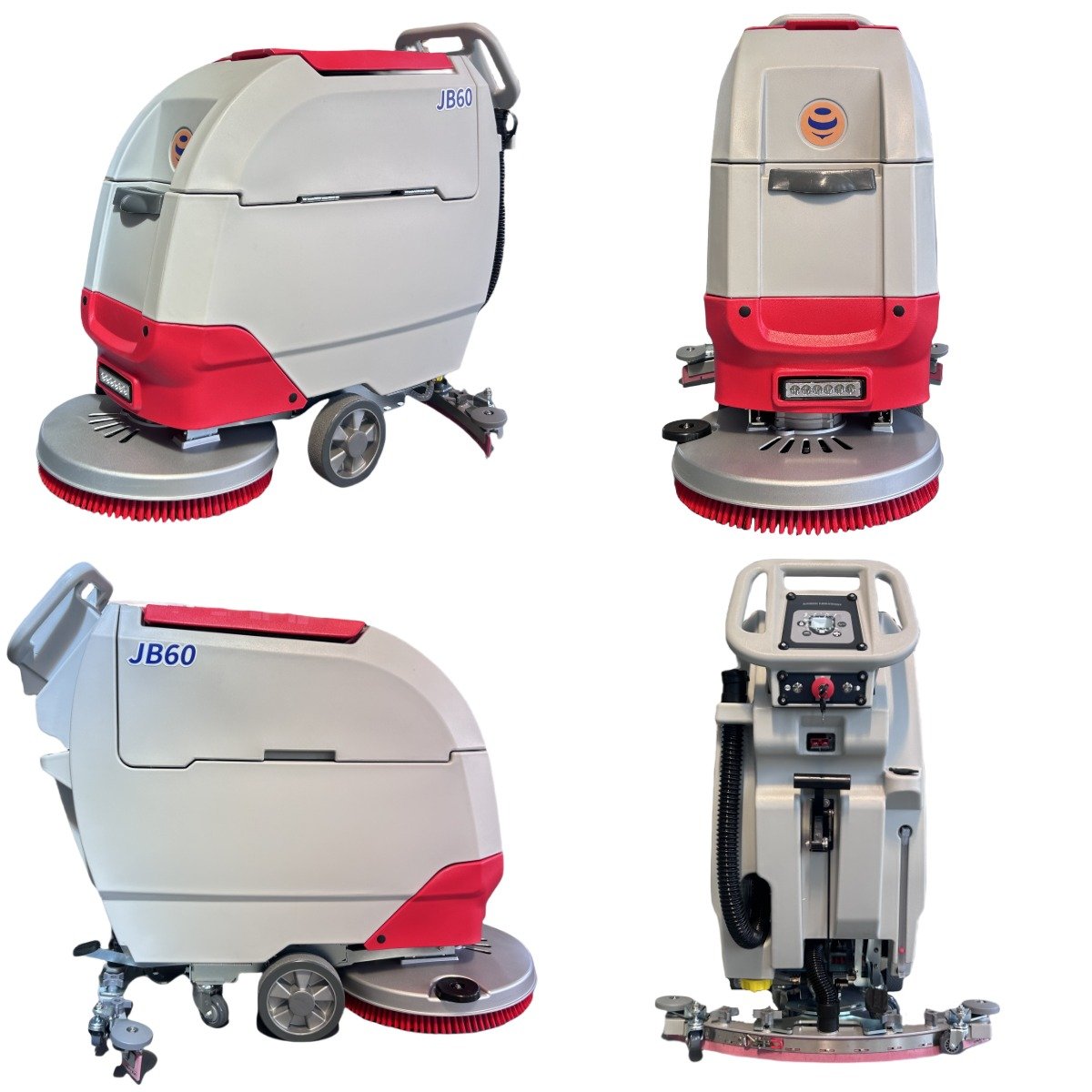 IronBee JB60 Commercial Electric Auto Battery Rechargeable Cleaning Machine Walk Behind Floor Scrubber With CE