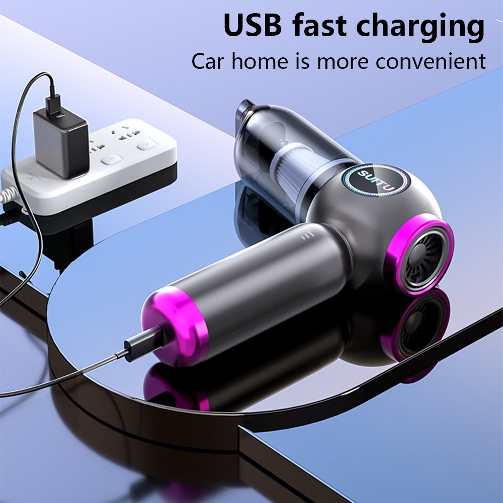 16000Pa Brushless Motor Vacuum Cleaner Wet and Dry Car Vacuum Cleaner Cordless Portable Cleaning Car Vacuum Cleaner