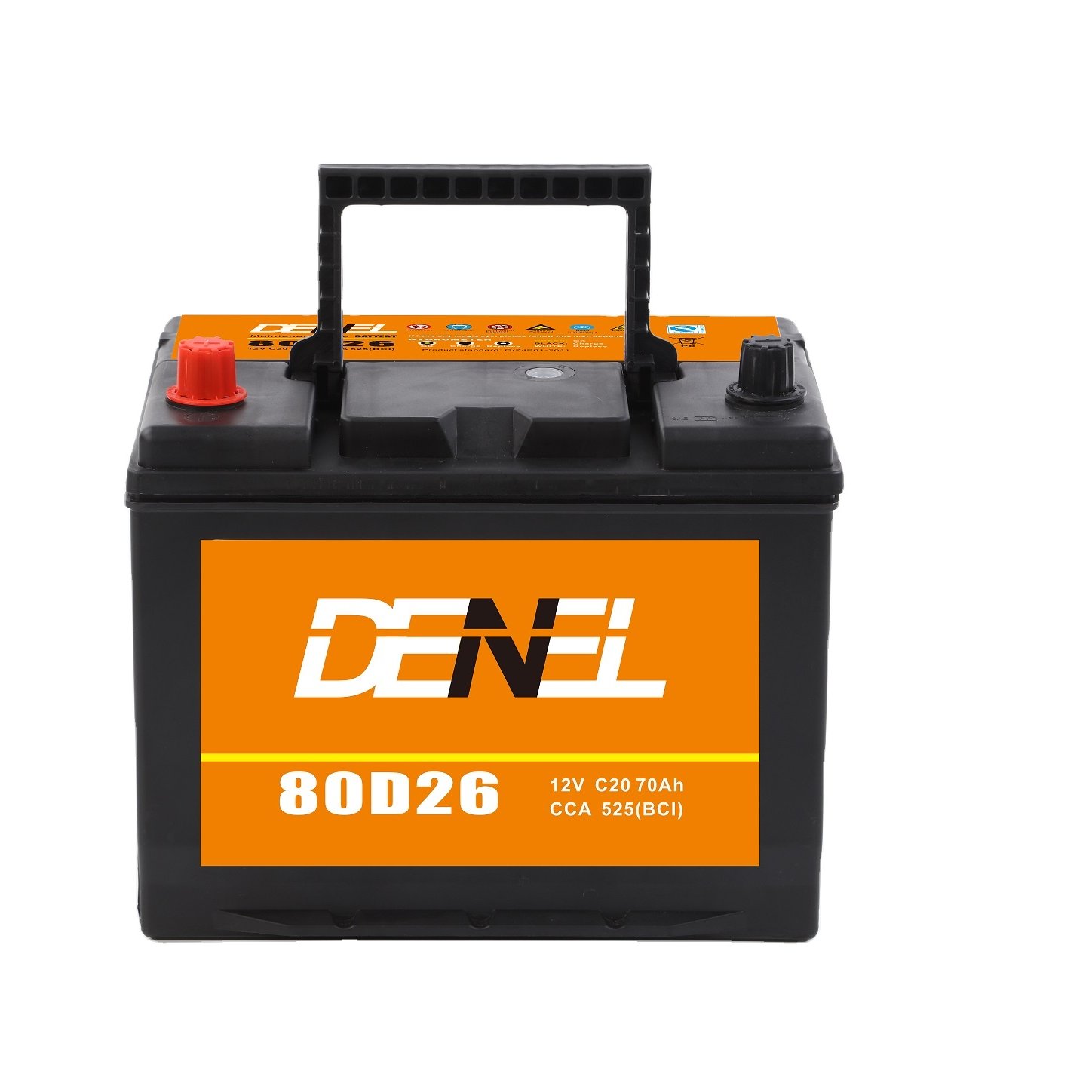 12v 80ah China Factory Supply Lead Acid Battery AGM Maintenance Free Auto Battery