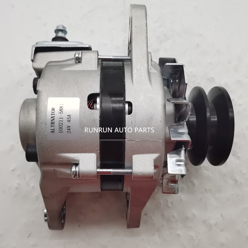 24V 45A Generator Alternator for ISUZU Engines E120 DH100 6BB1 6HH1 6HE1 6BG1 4D95 4BC2 100211-5881 1002115881 1812003250