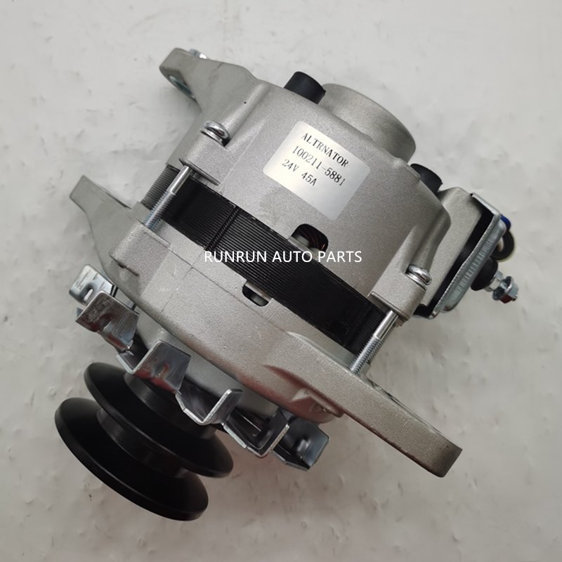 24V 45A Generator Alternator for ISUZU Engines E120 DH100 6BB1 6HH1 6HE1 6BG1 4D95 4BC2 100211-5881 1002115881 1812003250