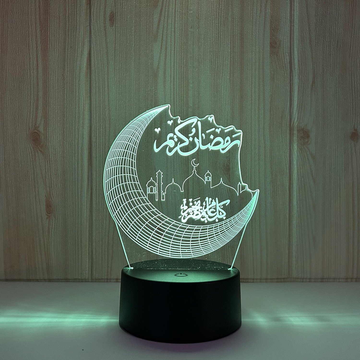 Ramadan Lamp Islamic Muslim Romantic Souvenir 3D Kid LED Night Light 7 Colors Change Remote USB Mubarak Home Decoration