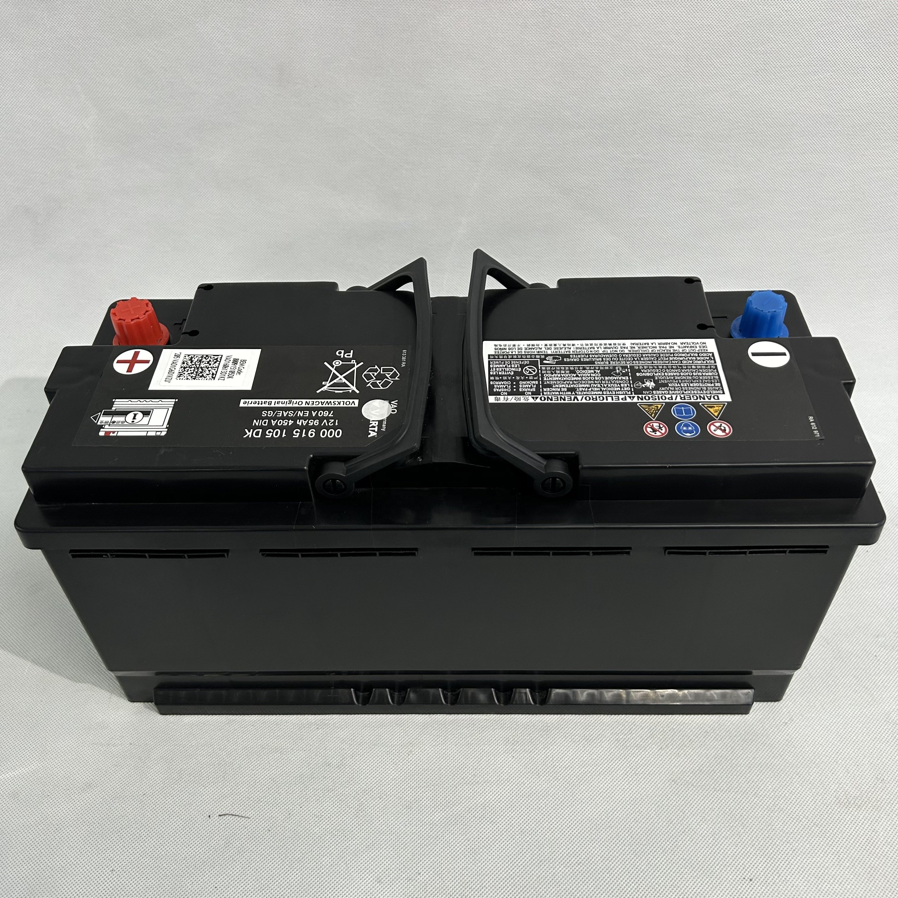 XPEI AUTO PARTS AGM Starter Battery L5 (100AH) 000915105DK for AUDI MAINTENANCE-FREE BATTERIES
