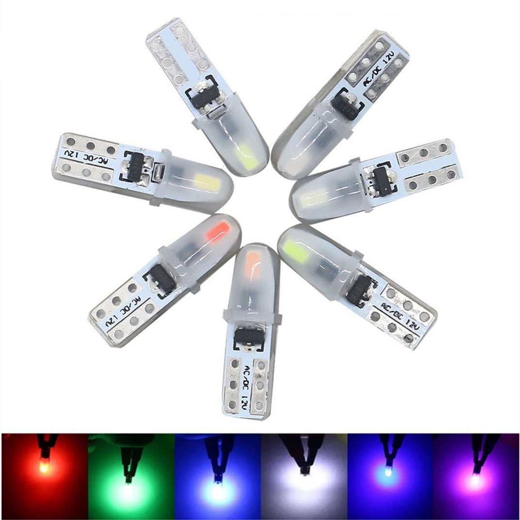 CQHZJ Best Sale Car LED T5 Instrument Light 3014 2SMD Panel Atmosphere Indicator Interior Light