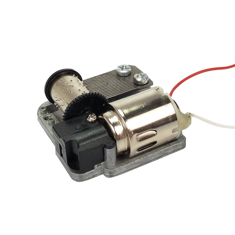 18 Note Battery Operated Electric Auto Music Box Movement Motor