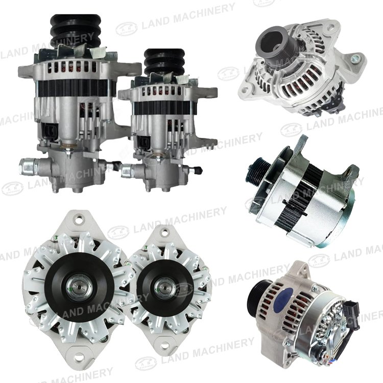 Engine Spare Parts Generator Alternator For Caterpillar Volvo Komatsu ISUZU Doosan Hyundai Sany Car alternator