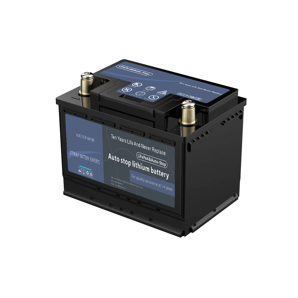 Manufacturer Powerful 12v 90Ah Car Start-Stop Battery LiFePO4 Car Starting Cranking Batteries Super Performance Lithium Battery