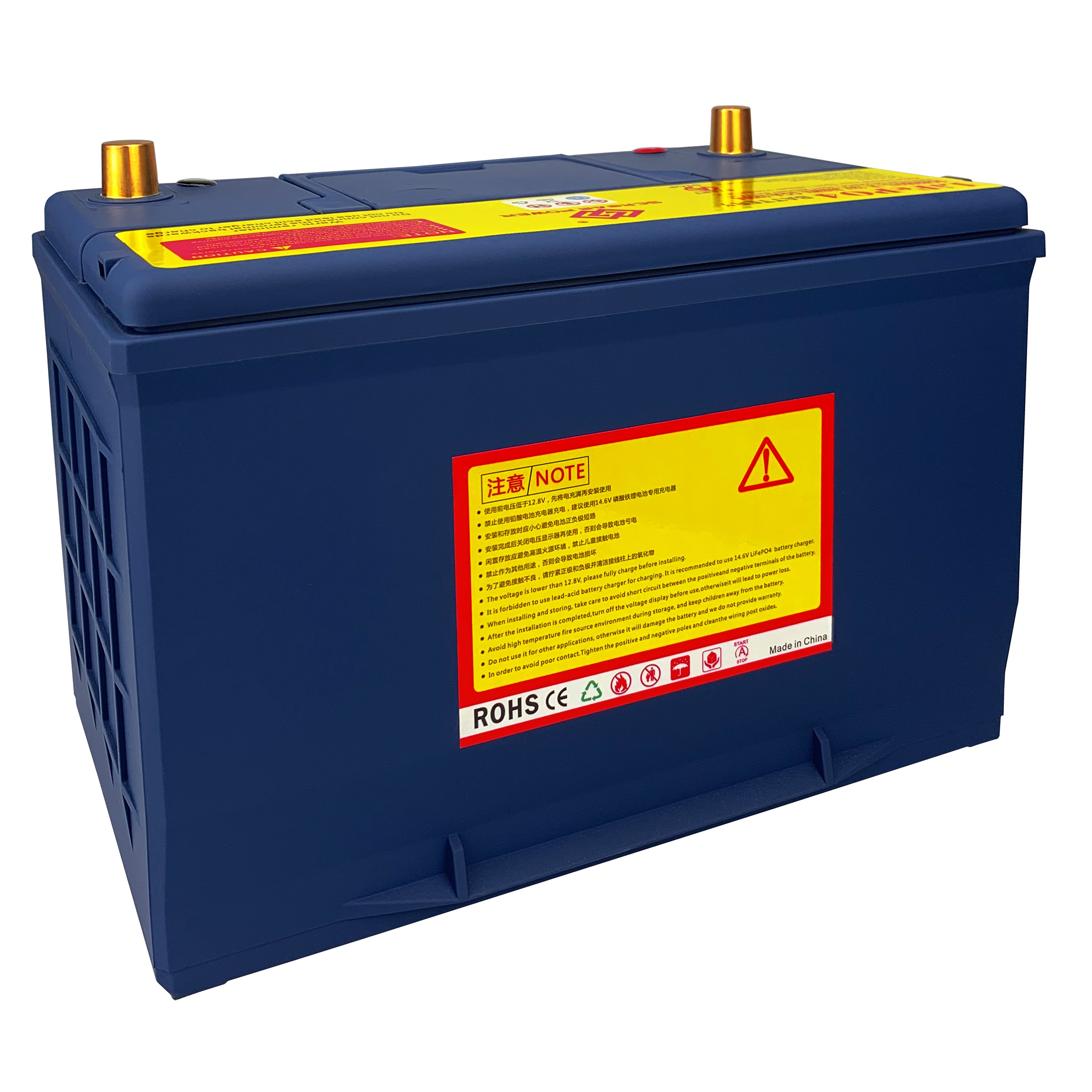 12V 1600CCA LiFePo4 Automotive Car Battery Auto Battery LiFePO4 Lithium Phosphate Ion Battery