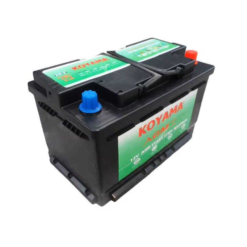 L4 80-H7 Car AGM Start Stop Battery 12V 80AH VRLA MF Car Starting Battery for Vehicles New Auto System EFB Battery OEM 6-QTF-80