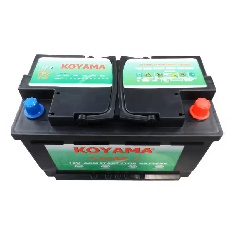 L4 80-H7 Car AGM Start Stop Battery 12V 80AH VRLA MF Car Starting Battery for Vehicles New Auto System EFB Battery OEM 6-QTF-80