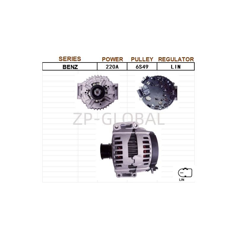 All the Car Alternator Voltage Regulators A0131545502 for Mercedes Benz CL500/550/S350/450