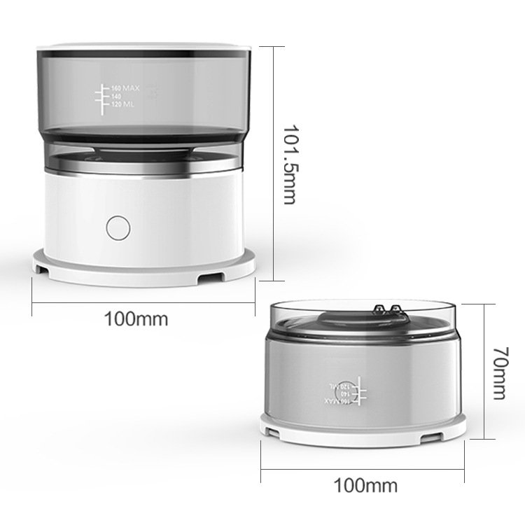 Portable Mini Auto Espresso Maker Electric Coffee Machine with Glass Cup for Travel Car Outdoor Hotel Use Plastic Housing