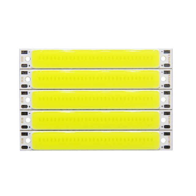 High Lumen 3w 3.7V Battery LED Light 5V USB Power Bank Supply 60*9mm White LED Chip COB Strip for LED Work Light