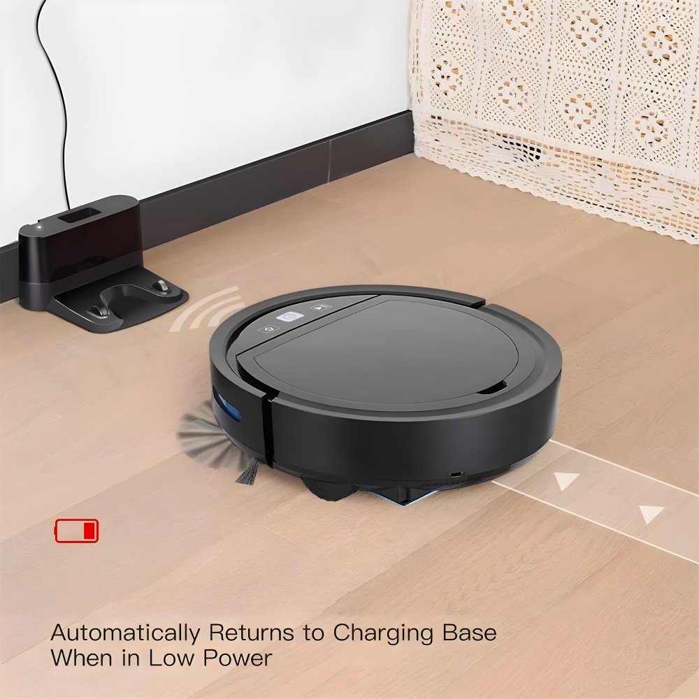 3 in 1 Smart Automatic Self Charging Electric Robot Vacuum Cleaner With Mop Sweep Function Tuya for Home House Floor Wet and Dry