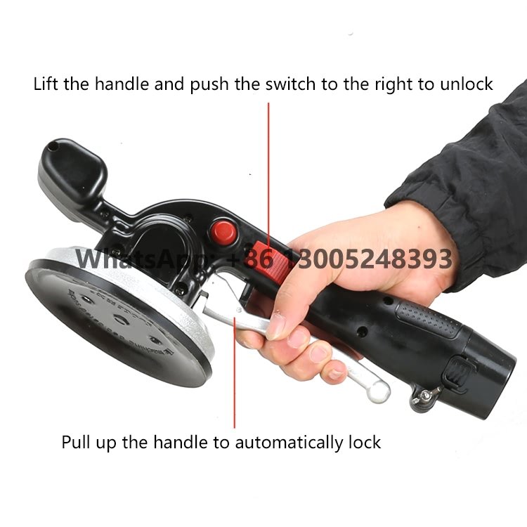 Electric Tile Tiling Machine High Power Tiler Vibration Tools Professional Adjustable Auto Leveling Vibrator Suction Cup Price