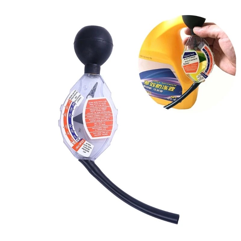 Antifreeze Tester Radiator Coolant Water Tester Hydrometer Tester Car Battery Liquid Density Meter Test Auto Cooling System Tool