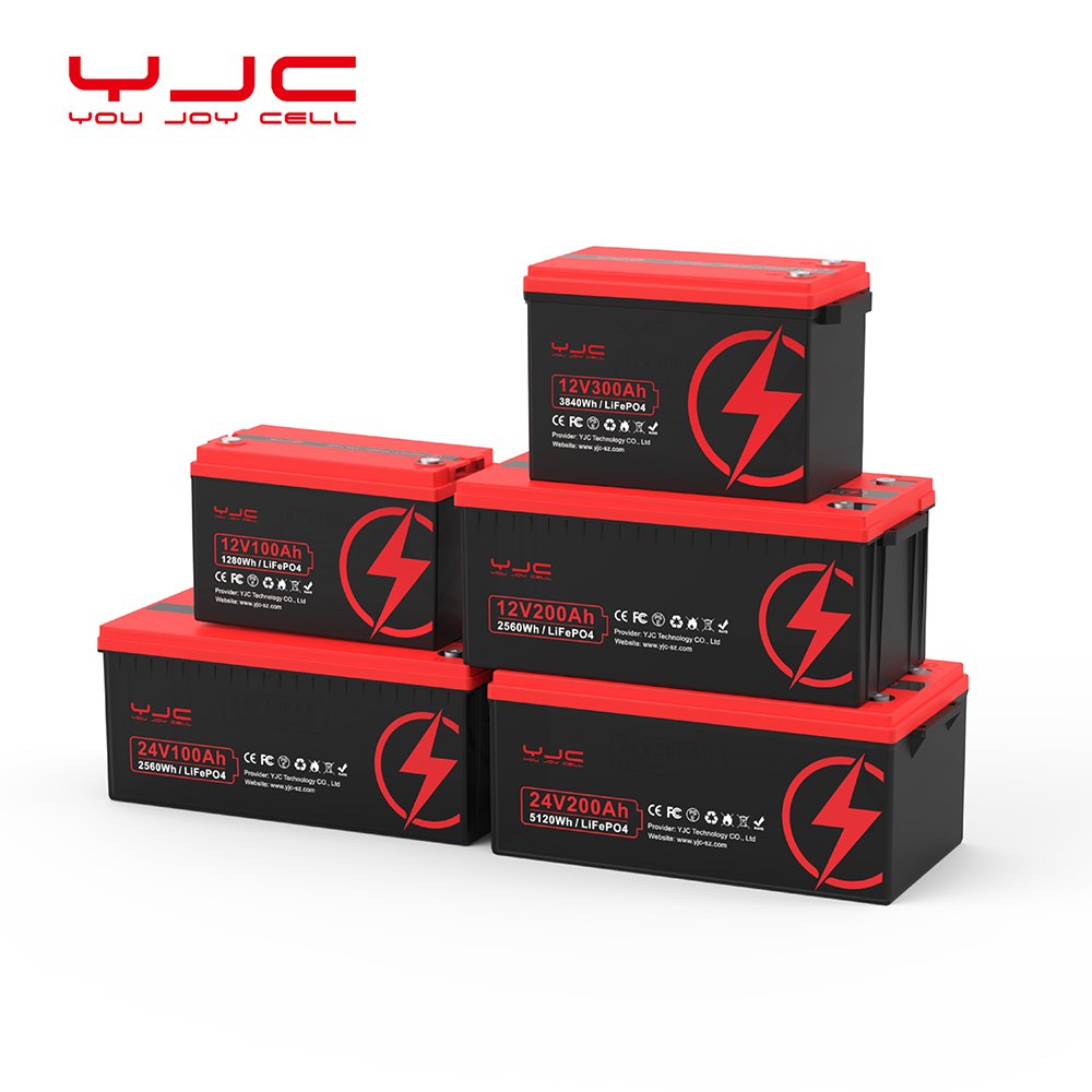 Hot Sales 24V Lithium Ion Batteries 12V 48V 51.2v 50Ah 100Ah 200Ah 300Ah 400Ah Energy Storage Battery LifePo4 Battery With BMS