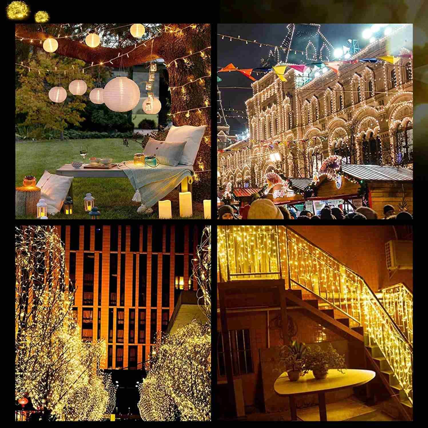 Wedding Led Garland Lights Waterproof Home Garden Party Holiday Decoration Outdoor Christmas fairy Led String Lights