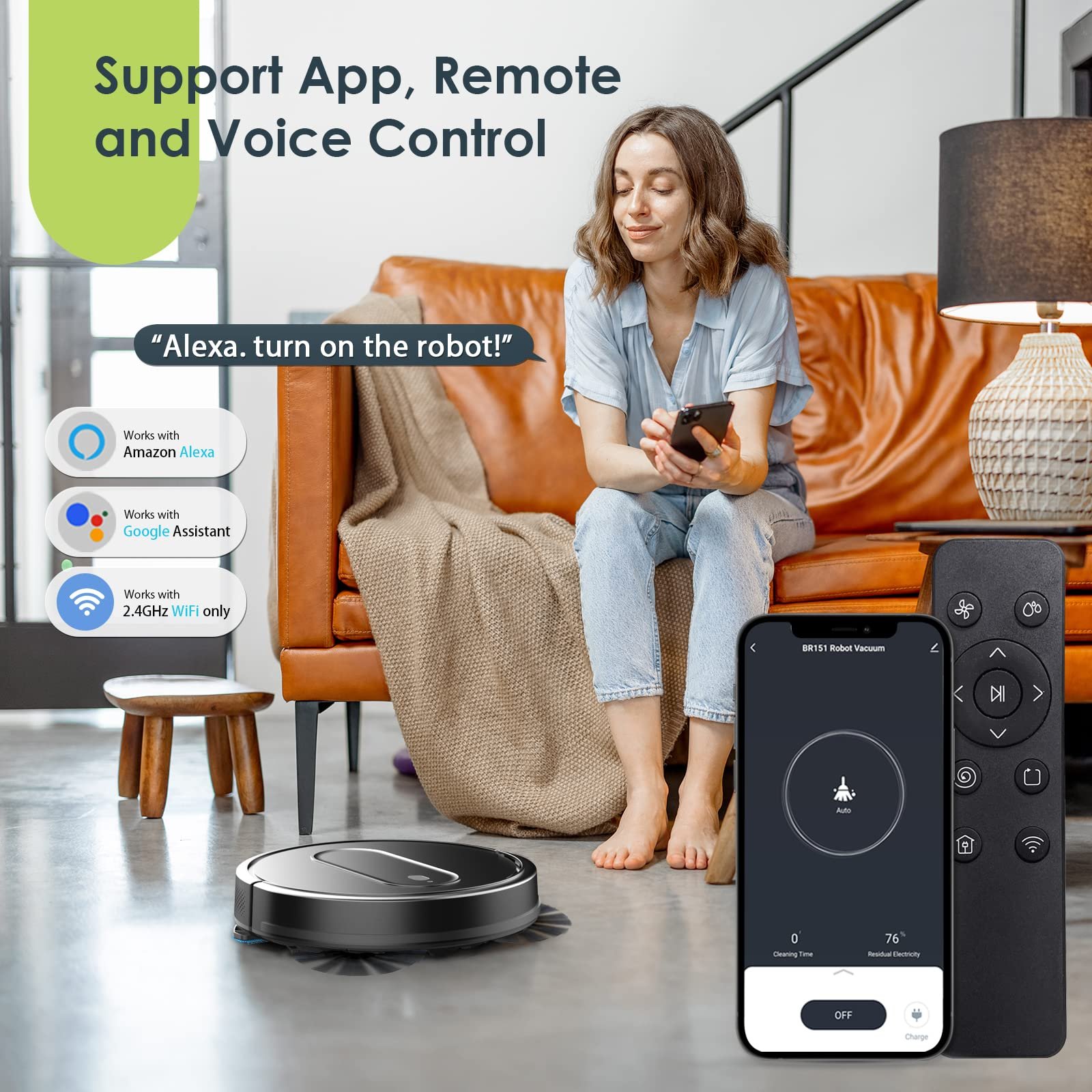 Bagotte Vacuum Cleaning 3 in 1 Self-Charging Aspirador Aspirateur Carpet Sweeping Pet Hair Robot Vacuum Cleaner Mopping