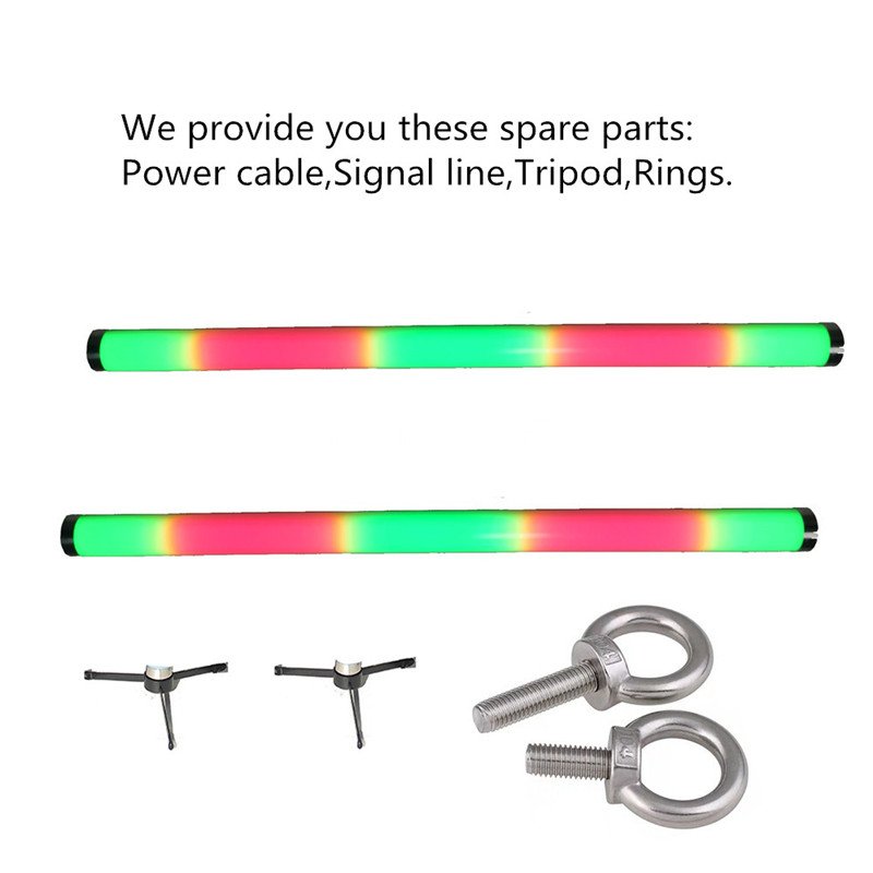Stage Effect Lights Waterproof Battery LED Tube Light 128*0.25W RGBW with Wireless+Remote+DMX Control for DJ Wedding
