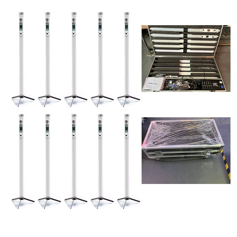 Stage Effect Lights Waterproof Battery LED Tube Light 128*0.25W RGBW with Wireless+Remote+DMX Control for DJ Wedding