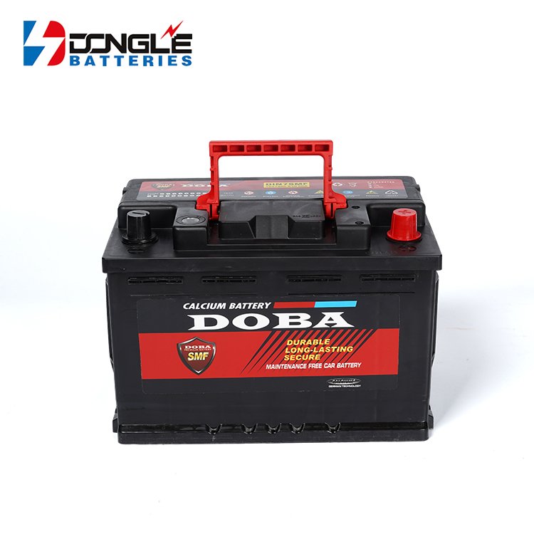 Long Life High Performance Lead Acid 12v 75ah DIN75MF Trucks Cars Rechargeable SMF Auto Battery