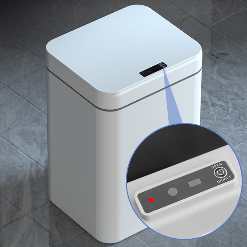 FF2185 Motion Sensor Automatic Touchless Garbage Can Auto Plastic Waste Basket Home Touchless Smart Trash Can