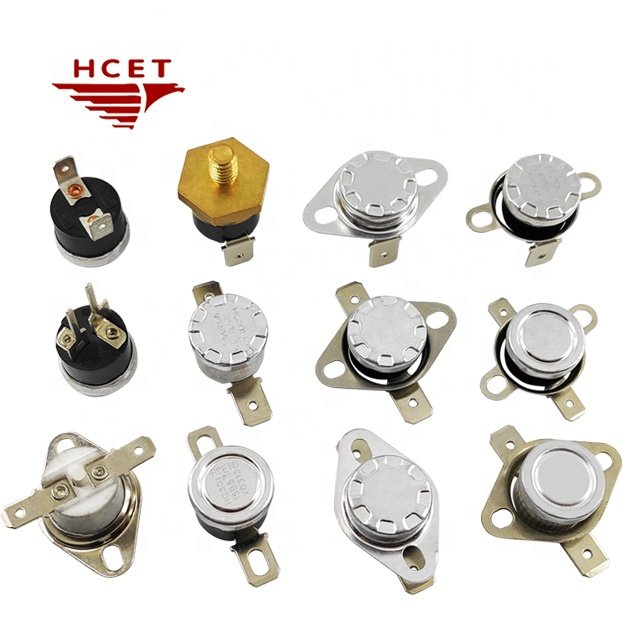 HCET KSD301 Electronic Auto Reset Thermostat 250V 10A 16A Bimetal Temperature Switch for Coffee Pot Electric for Car Household