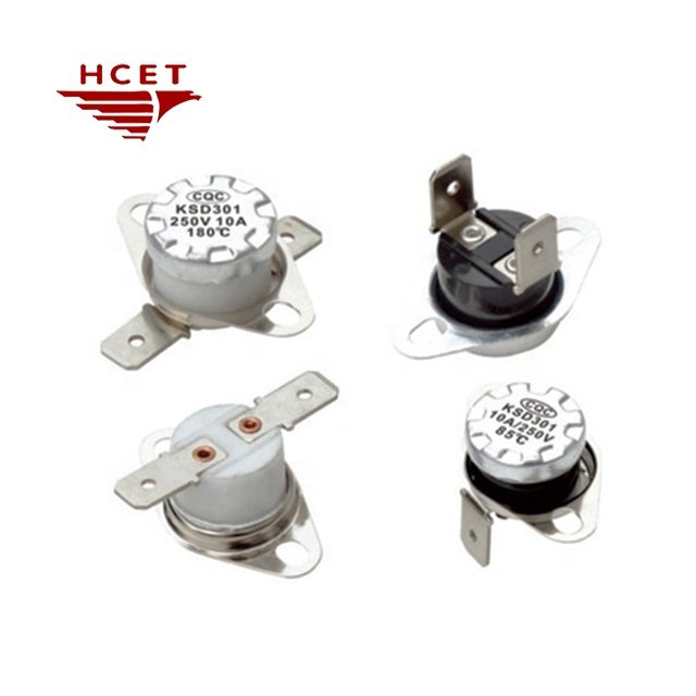 HCET KSD301 Electronic Auto Reset Thermostat 250V 10A 16A Bimetal Temperature Switch for Coffee Pot Electric for Car Household