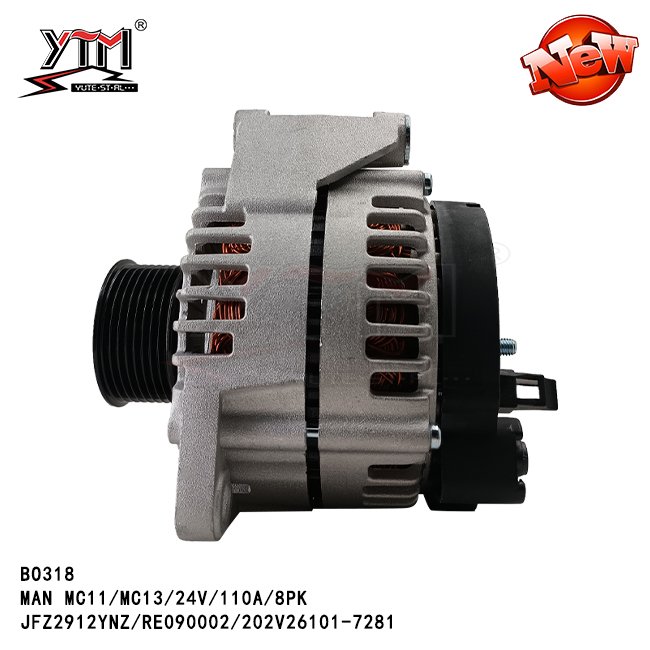 BO318 Alternator for MAN MC11/ MC13 24V 110A 8PK JFZ2912YNZ RE090002 202V26101-7281