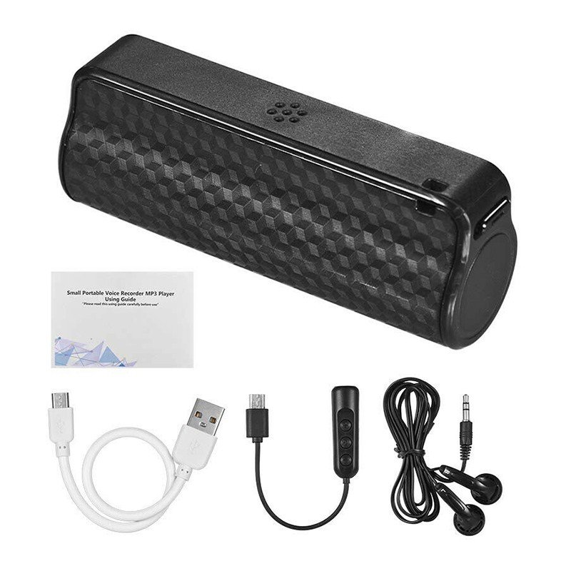 JZ Q70 Large Capacity Digital Voice Recorder 8GB/16GB/32GB/64GB/128GB/256GB Sound Activated Auto Wav Long Standby Magnetic Stand
