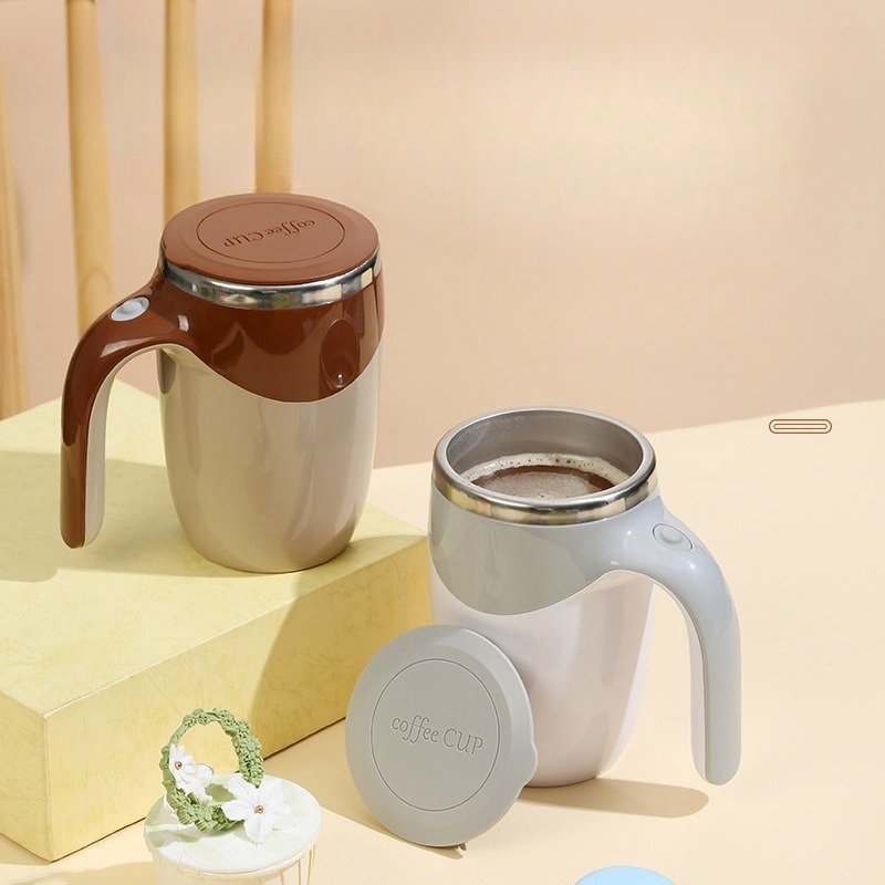 Hot Sale Battery USB Rechargeable Coffee Cup Self Stirring Mug Auto Mixing Coffee Cup Automatic Self Stirring Magnetic Mug