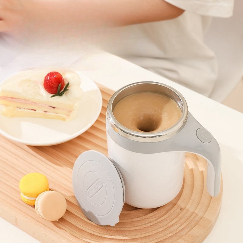 Hot Sale Battery USB Rechargeable Coffee Cup Self Stirring Mug Auto Mixing Coffee Cup Automatic Self Stirring Magnetic Mug