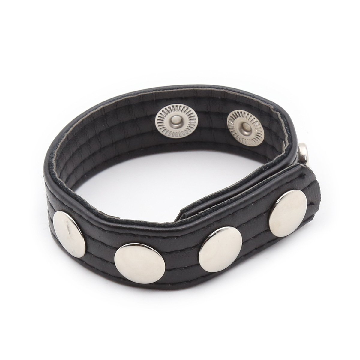 Adult Leather Nail Belt Penis Ring - Alternative Male Masturbation Ring for Enhanced Pleasure