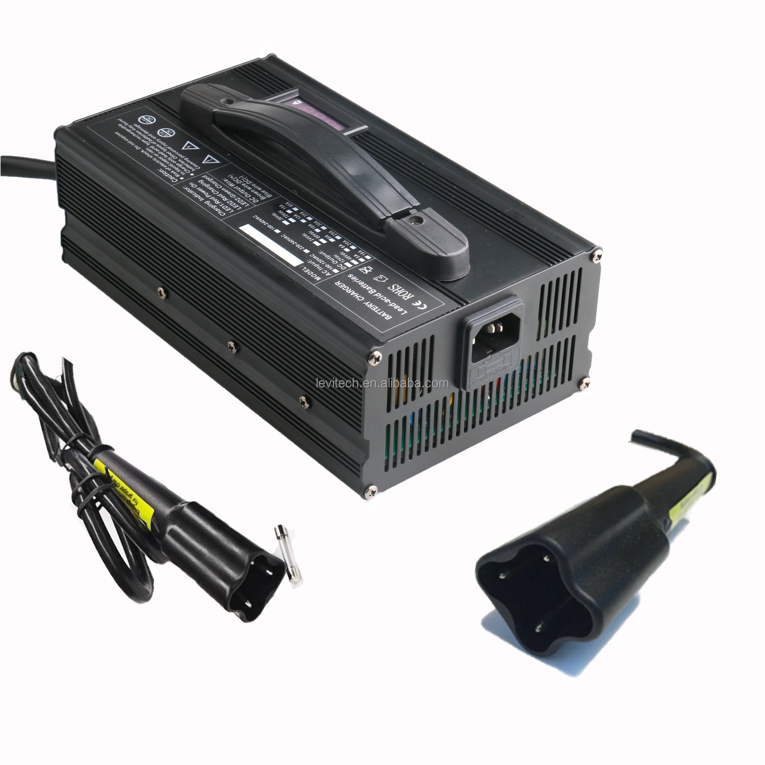 58.8V14A Lithium Ion Charger for 52V 4s 14A Electric Vehicle Battery Charging With Fan