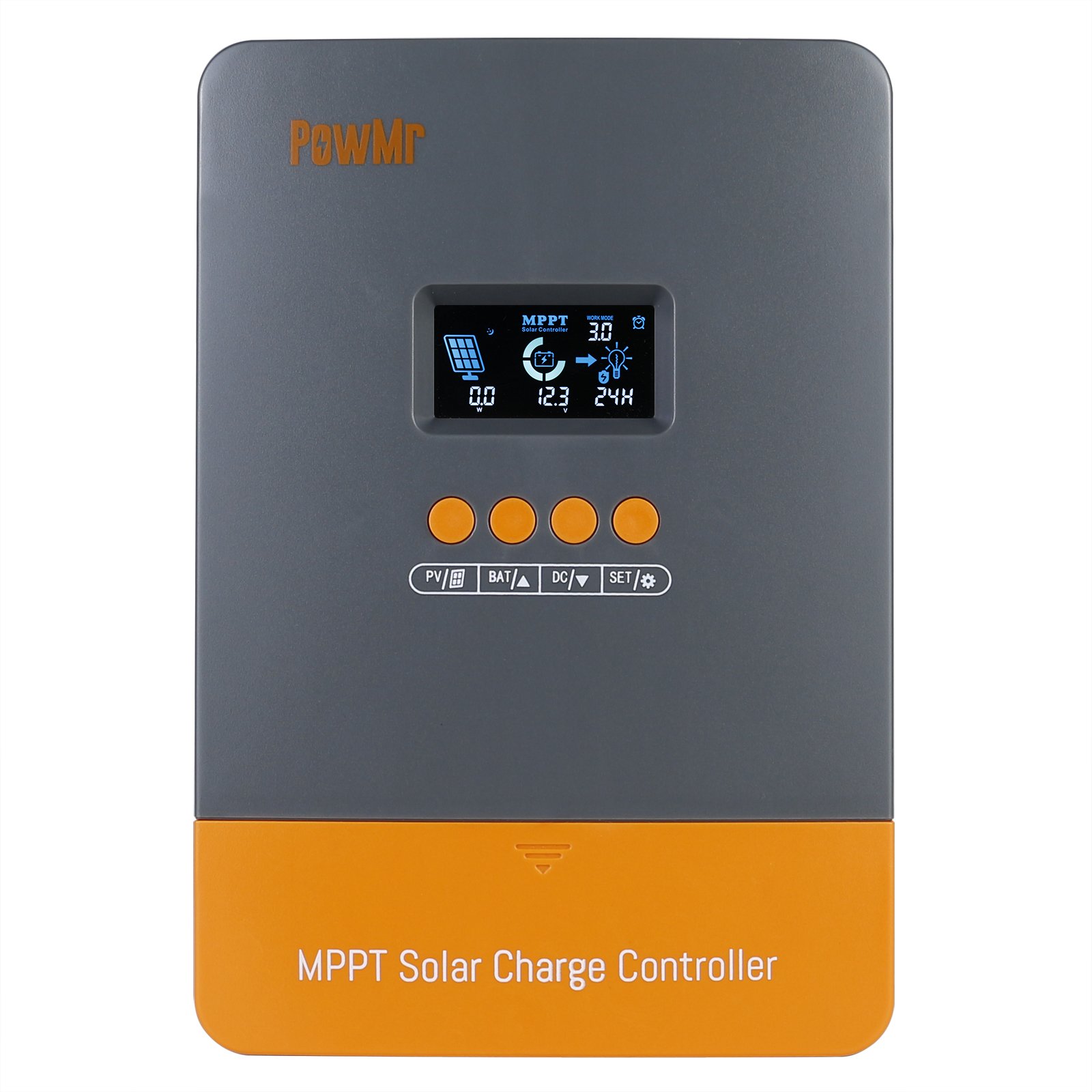PowMr 60A 0 Layer Series Charge Controller 12/24/36/48V Auto MPPT Solar Charge Controller for Lithium Battery