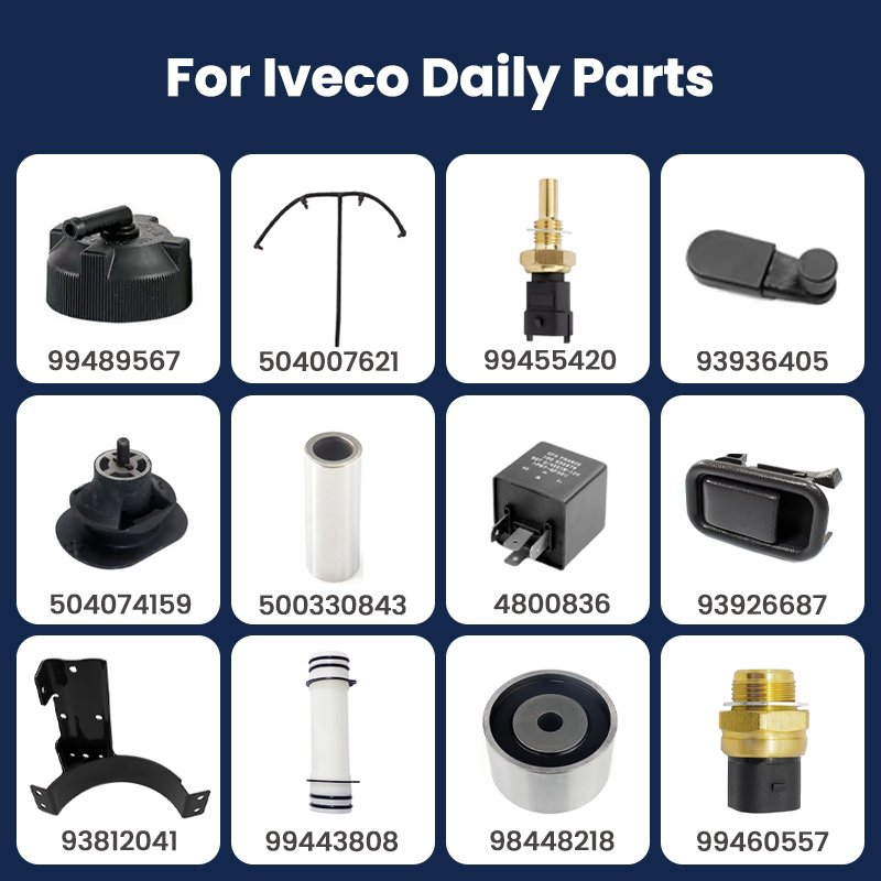 Van Truck Parts for Iveco Daily Spare Parts Seat Body Engine Brake Filter Starter Lamp Shock Absorber Parts