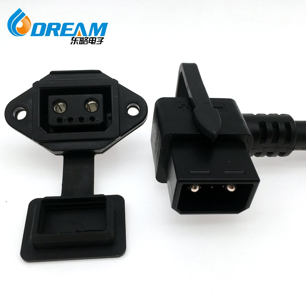 2+4 2+6 Pin D-Tap DTAP Connector Plug Electric Bike Charger Cot Battery Charger Socket Male Female Connector