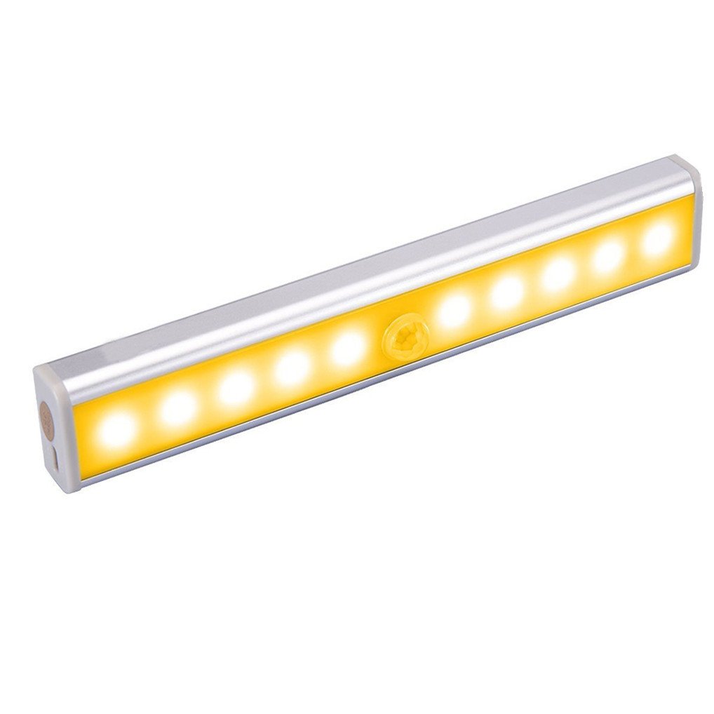 Cabinet Lighting 10 Led Motion Sensor Aluminum Closet Boot Trunk Light infared induction auto sensor