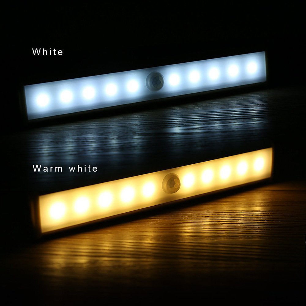 Cabinet Lighting 10 Led Motion Sensor Aluminum Closet Boot Trunk Light infared induction auto sensor
