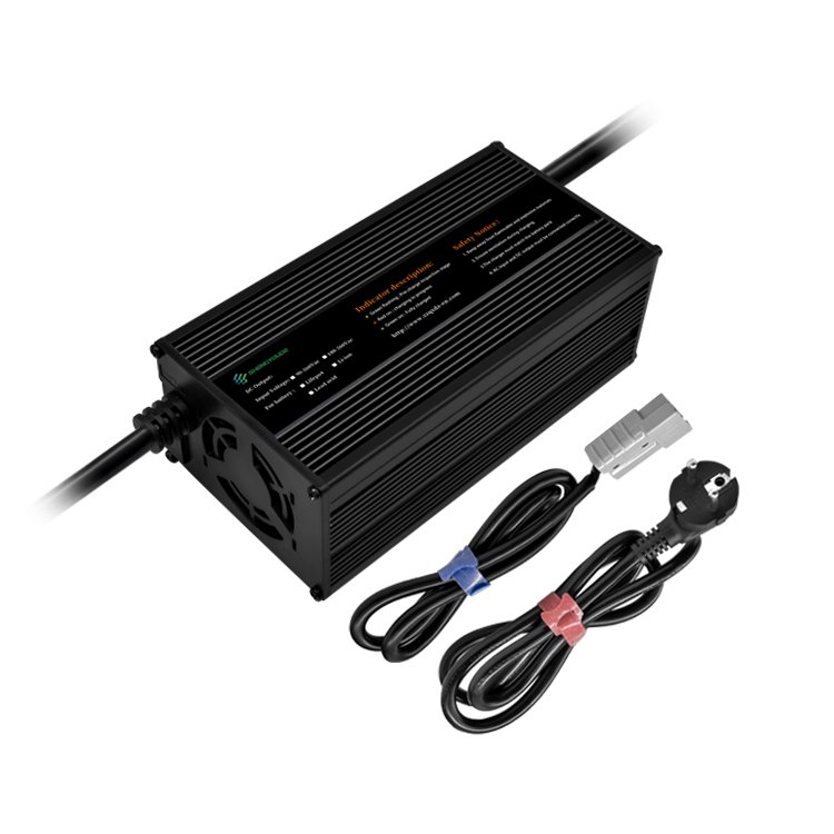 New Design 60V 71.4V 10A High Power Lithium Battery Charger Aluminium Shell for Electronic Ricksha