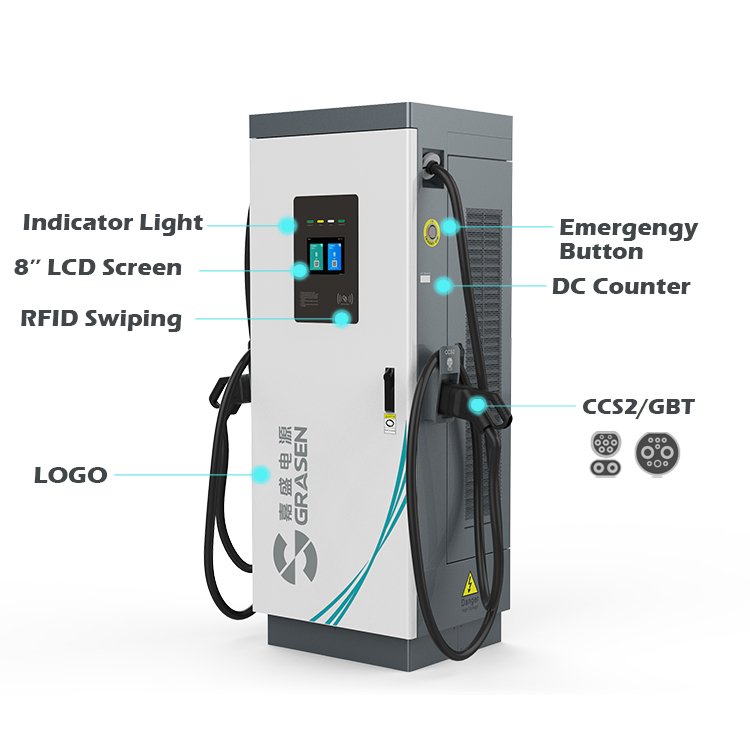 Commercial Project With Perfect Electrical Safety Design 80KW 120kW 160KW 200kW EV Charging Stations
