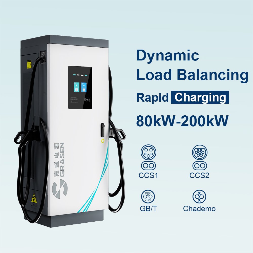 Commercial Project With Perfect Electrical Safety Design 80KW 120kW 160KW 200kW EV Charging Stations