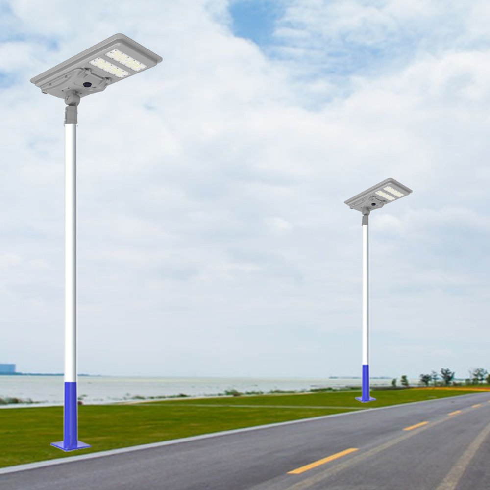 Energy Die-casting Aluminum Lithium Battery Waterproof Streetlight 100 200 250 Watt All in One Outdoor Led Solar Street Light
