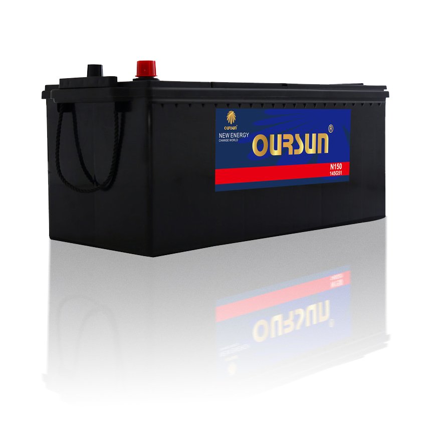 N170MF 12V 170ah Car Battery for Truck, Maintenance Free Auto Battery Manufacture