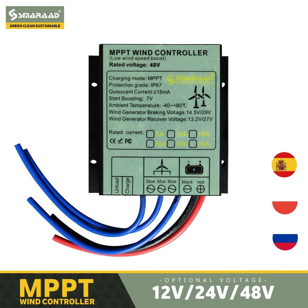 Cheap 300W 600W 1000W 12V / 24V / 48V Digital LED Display Boost Volt MPPT Wind Turbine Products Controller