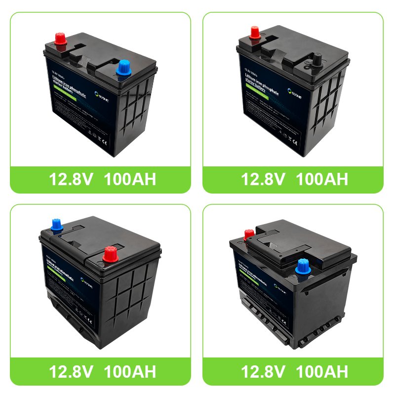 Wholesale Customized OEM 12v 70ah 80ah 90ah 130ah LFP Auto LiFePO4 Lithium Iron Phosphate Car Batteries