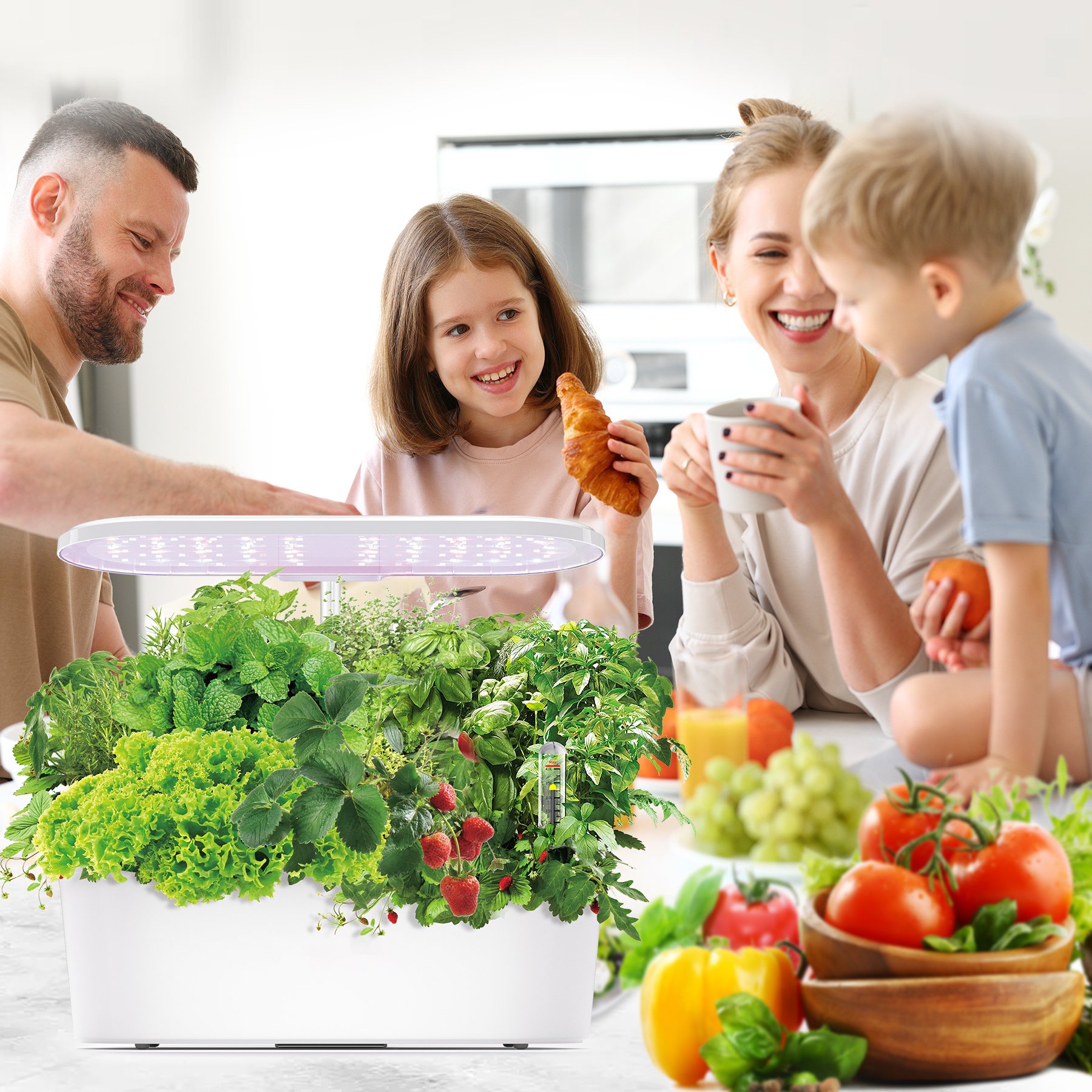 IGS-25 Smart Electronic Indoor Hydroponic System Automatic Cycle Herb Garden Starter Home Planter Cultivate Soil
